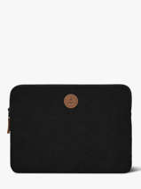 Laptophoes Met 16" Laptopvak Cabaia Zwart accessoire SLEEVE16