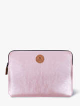 Laptophoes Met 14" Laptopvak Cabaia Roze accessoire SLEEVE14