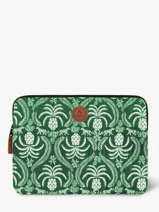 Laptophoes Met 16" Laptopvak Cabaia Groen accessoire SLEEVE16