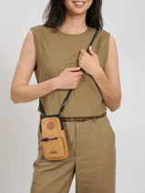 Telefoontasje Cabaia Bruin accessoire PHONEBAG-vue-porte