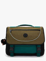 Boekentas 2 Compartimenten Kipling Groen back to school K12074