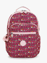 Rugzak 2 Compartimenten Met 15" Laptopvak Kipling Roze back to school KI5816