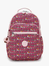 Rugzak 2 Compartimenten Met 15" Laptopvak Kipling Roze back to school KI6101