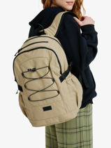 Rugzak 2 Compartimenten Roxy Beige back to school RJBP4894-vue-porte