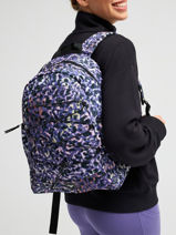 Rugzak 2 Compartimenten Roxy Violet back to school RJBP5052-vue-porte