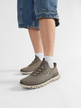 Sneakers Glide-step Noxus Skechers Bruin men 233010-vue-porte