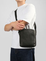 Cross Body Tas Arthur & aston Zwart danny 6-vue-porte