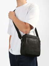 Cross Body Tas Arthur & aston Zwart arsene 9-vue-porte