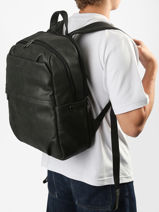 Business Rugzak Achilles Leder Arthur & aston Zwart achille 6-vue-porte