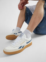 Sneakers Uit Leder Reebok Wit men 244950-vue-porte