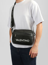 Cross Body Tas Valentino Zwart kylo VBS47320-vue-porte
