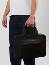 Documententas Tommy hilfiger Zwart th foundation AM14158-vue-porte