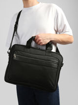 Documententas Tommy hilfiger Zwart th repreve AM14445-vue-porte