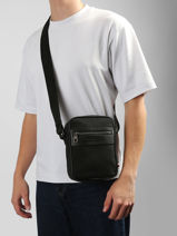 Cross Body Tas Tommy hilfiger Zwart th repreve AM14448-vue-porte