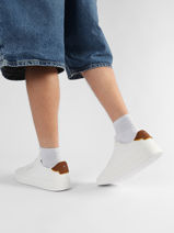 Sneakers Uit Leder Tommy hilfiger Wit men 536702R-vue-porte