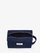 Toiletzak Tournelles Xl Gerecycleerd Katoen Rivedroite Blauw timeless TOURXTIM-vue-porte