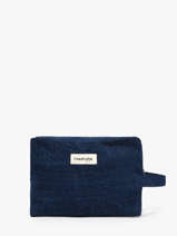 Toiletzak Tournelles Xl Gerecycleerd Katoen Rivedroite Blauw timeless TOURXTIM
