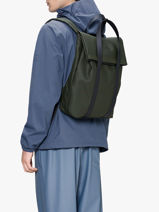 2 Way Tote Backpack - Rugzak Rains Groen city 12940-vue-porte
