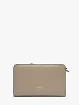 Portefeuille Origami Leder Lancel Grijs origami A13423