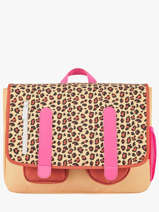Boekentas 1 Compartiment Hello hossy Beige cool kids P6