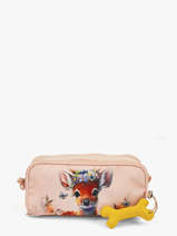 Pennenzak 3 Compartimenten Rowan 2.0 Stones and bones Roze girls G