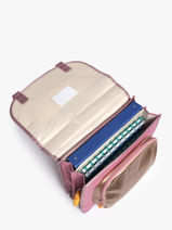 Boekentas 2 Compartimenten Stones and bones Roze girls G-vue-porte