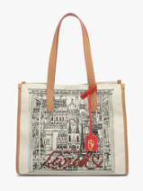 Schoudertas 150 Ans Lancel Beige 150 ans A14390