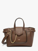 Handtas S Thea Leder Lancel Bruin thea A14221