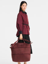 Longchamp Le pliage one Reistassen Rood-vue-porte