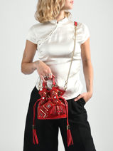 Cross Body Tas 150 Ans Lancel Rood 150 ans A14110-vue-porte