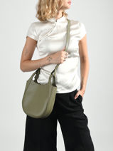 Longchamp Le foulonn� Cross bodytas Groen-vue-porte