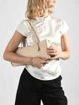 Longchamp Looong Schoudertas Beige-vue-porte