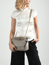 Handtas M Ninon Leder Lancel Grijs ninon A09222-vue-porte