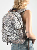 Rugzak 1 Compartiment Roxy Grijs back to school RJBP5024-vue-porte