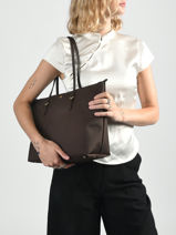 Schoudertas S Keaton 26 Nylon Lauren ralph lauren Bruin chadwick 31916737-vue-porte
