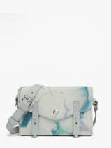 Cross Body Tas Mini Indispensable Tie & Dye Leder Paul marius Blauw tie & dye MINITIE
