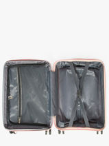 Handbagage Snowball Roze travel 65103-vue-porte