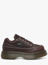 Sneakers Met Platformzool Uit Leder Dr martens Bruin women 41129200