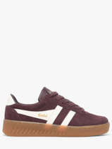 Sneakers Uit Leder Gola Rood women CLA589LC