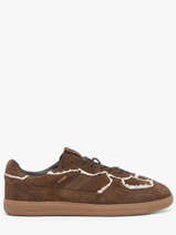 Sneakers Uit Leder Alohas Bruin women 10082307
