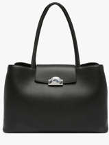 Handtas Rsg Leder Karl lagerfeld Zwart rsg B3W30115