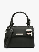 Cross Body Tas K Ikon Leder Karl lagerfeld Zwart k ikon B3W30125