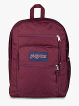 Rugzak 3 Compartimenten Met 15" Laptopvak Jansport Rood backpack EA5BAH