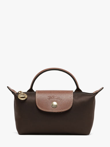 Longchamp Le pliage original Clutch Bruin