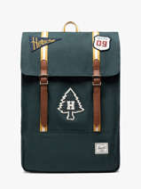 Rugzak 1 Compartiment Herschel Groen classics 11404