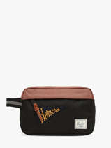 Toiletzak 1 Compartiment Herschel Zwart classics 30064