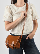Cross Body Tas Loulou S La Suite Leder Paul marius Bruin la suite LOULSSUI-vue-porte
