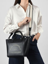 Handtassen K Daily Leder Karl lagerfeld Zwart k daily B3W30093-vue-porte