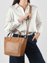 Handtassen K Daily Leder Karl lagerfeld Bruin k daily B3W30094-vue-porte