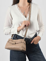 Cross Body Tas Ella Guess Beige ella PD974673-vue-porte